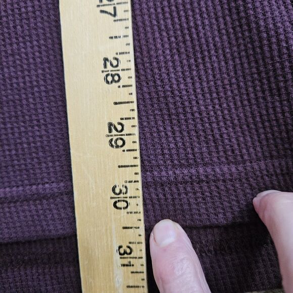 Spring + Mercer Shirt Mens 2XL Purple Long Sleeve Cotton Blend 1/4 Zip Pullover - Picture 6 of 9